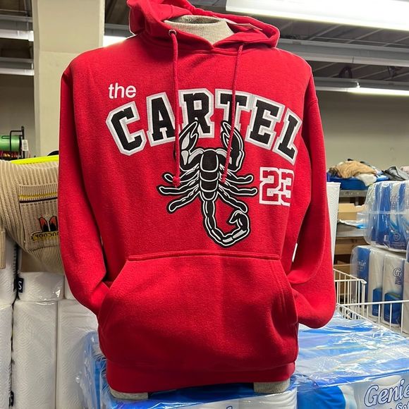 New with tag, 3Forty Inc red hoodie. Size: M & 2XL. Please DM SIZE - Picture 1 of 3